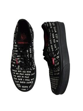 Vans House of Terror x Authentic 'The Shining' Shoes Size 6.5 M 8 W Stephen King